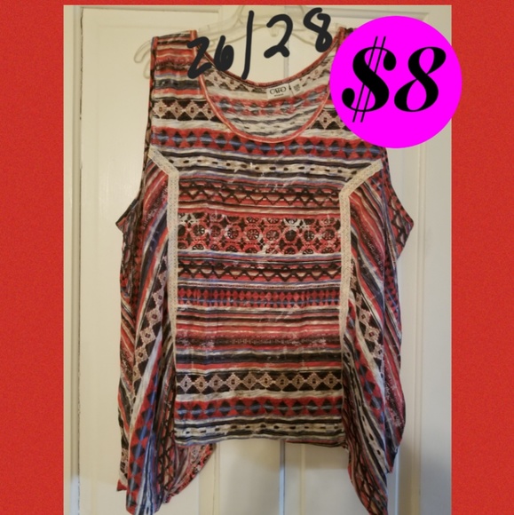 Tops - Pattern tank top